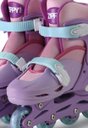 Ver imagem 2 de Kit Patins in Line - Ajustável 34/37 - Rosa - Zippy Mimo Style KP19RM