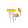 Conjunto Infantil (Cadeira e Mesa) - Amarelo - 1