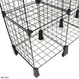 Balcão Aramado com Tampo de Vidro - 1,00 X 0,60 X 0,40 - 3