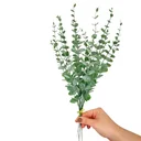 Ver imagem 5 de Eucalipto Ramos Verdes Permanentes Artificiais Toque Real
