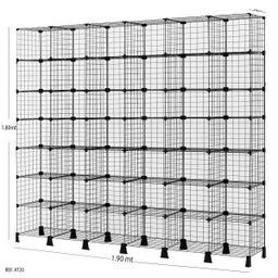 Estante Aramado Modulado 1,90 x 1,80 x 0,30 - 1