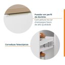 Ver mais imagens de Balcão Porta Tempero Planejado 20cm com Tampo com Rodape Ipanema CabeCasa MadeiraOriginals Branco