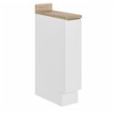 Ver imagem 2 de Balcão Porta Tempero Planejado 20cm com Tampo com Rodape Ipanema CabeCasa MadeiraOriginals Branco