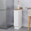 Ver imagem 1 de Balcão Porta Tempero Planejado 20cm com Tampo com Rodape Ipanema CabeCasa MadeiraOriginals Branco