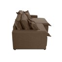 Ver imagem 5 de Sofá Montreal Veludo 02 Módulos 80cm B25cm Meu Sofá Online B016 Veludo Marrom