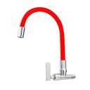 Ver imagem 1 de Torneira para Cozinha Aço Inox 304 Parede Bica Grande 54cm Flexível Articulada 360° Gourmet Cromada