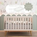 Ver imagem 5 de Quarto de Bebê Berço 3 em 1 Retrô Ludmila Cômoda com Fraldário Ligia Off White Carolina Baby