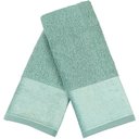 Ver imagem 1 de Kit 3 Toalha Lavabo Cristal Natalina 30x50cm Mar Mediterrâneo