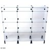 Balcão de Atendimento Modulado em Vidro com Porta Bijuteria - 1,20 x1,10 x 0,30 - 1