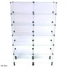 Estante de Vidro Modulado - 1,00 x 1,90 x 0,30 - 2