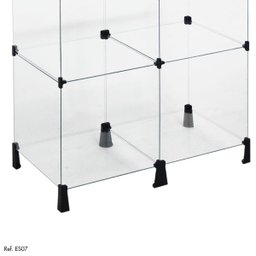 Estante de Vidro Modulado - 0,80 x 1,70 x 0,40 - 4