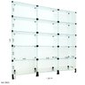 Estante de Vidro Modulado - 1,50 x 1,60 X 0,40 - 1