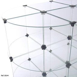 Gôndola Modulado em Vidro - 1,00 x 1,20 x 0,40 - 3
