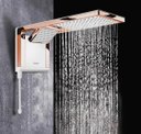 Ver imagem 2 de Chuveiro Lorenzetti Acqua Duo 220v/6800w Branco Rose Gold