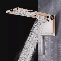 Chuveiro Lorenzetti Acqua Duo 220v/6800w Branco Rose Gold - 3