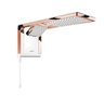Chuveiro Lorenzetti Acqua Duo 220v/6800w Branco Rose Gold - 1