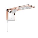 Ver imagem 1 de Chuveiro Lorenzetti Acqua Duo 220v/6800w Branco Rose Gold