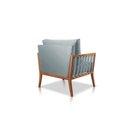 Ver imagem 3 de Poltrona Safira Veludo Azul Decorativa Sala Estar Confortável