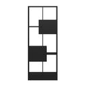 Ver imagem 3 de Livreiro com Nichos 2 Portas Qmovi Preto Fosco