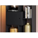 Ver imagem 4 de Livreiro com Nichos 2 Portas Qmovi Preto Fosco