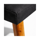 Ver imagem 2 de Kit 2 Banqueta Alta Decorativa com Encosto de Balcão Cozinha:Preto
