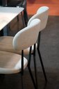 Ver imagem 2 de Cadeiras Jantar Moderna Design Lançamento 2 Unidade:off White/preto