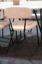 Ver mais imagens de Cadeiras Jantar Moderna Design Lançamento 2 Unidade:off White/preto