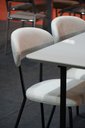 Ver imagem 3 de Cadeiras Jantar Moderna Design Lançamento 2 Unidade:off White/preto