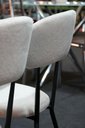 Ver imagem 5 de Cadeiras Jantar Moderna Design Lançamento 2 Unidade:off White/preto