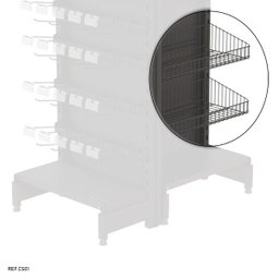 CHECK STAND AMAPA 0,55 X 1,10 X 0,84 (PRETO) - 3