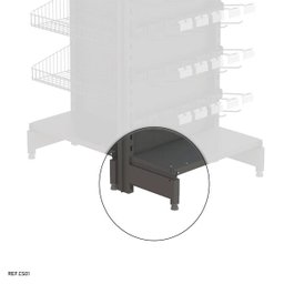 CHECK STAND AMAPA 0,55 X 1,10 X 0,84 (PRETO) - 4