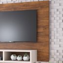 Ver imagem 4 de Painel p/TV até 42" Viero Jazz em MDF Imbuia e Off White