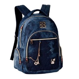 Mochila De Costas Notebook Rebecca Bonbon Jeans Rb2088 - 2