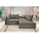 Ver imagem 1 de Sofá Valence Slim sem Caixa Premium 1,60m Softgel 33 Linho Cinza