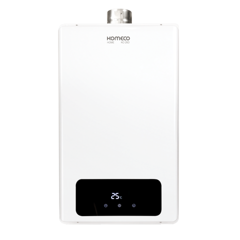 Aquecedor de Água a Gás Komeco Ko 26d Home Branco Digital 26 Litros Bivolt Gás Gn