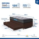 Ver imagem 6 de Cama Box + Colchão Espuma D60 Double Face Comfort Force Probel com Auxiliar Solteiro 88cm