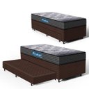 Ver imagem 4 de Cama Box + Colchão Espuma D60 Double Face Comfort Force Probel com Auxiliar Solteiro 88cm