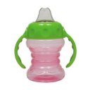 Ver imagem 1 de Copo de Treinamento 200 Ml - Alça e Bico de Silicone - Rosa e Verde - Buba BUB09727