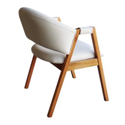 Kit 4 Cadeiras Olivia em Madeira Maciça de Eucalipto Vermelho Verniz Imbuia Rust Factor Branco - 6