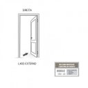 Ver imagem 4 de Porta de Aço de Giro Laminada 215x60cm Riobras