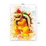 Placa Decorativa Bowser Super Mario 20x28cm - 2
