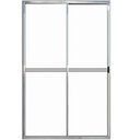 Ver imagem 1 de Porta de Alumínio de Correr 2 Folhas com Trinco 210x120cm Brilhante Allo Esquadrias