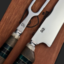 Ver imagem 7 de Conjunto Churrasco Sg Inox 5mm com Caixa de Madeira:8'' (20cm)