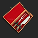 Ver imagem 2 de Conjunto Churrasco Sg Inox 5mm com Caixa de Madeira:8'' (20cm)