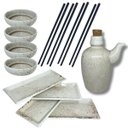Ver imagem 5 de Jarra porta shoyu Japonesa Creme Porcelana Sushi Oriental Prattos