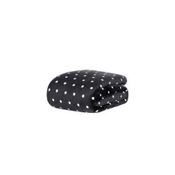 Cobertor Blanket Vintage Poá Preto Queen Kacyumara - 1