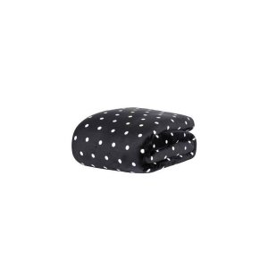 Cobertor Blanket Vintage Poá Preto Queen Kacyumara