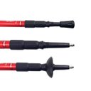 Ver imagem 4 de Bengala De Caminhada Leve Anti Impacto Altura Ajustável Campsor:Vermelha