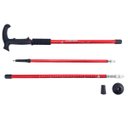 Ver imagem 6 de Bengala De Caminhada Leve Anti Impacto Altura Ajustável Campsor:Vermelha