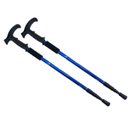 Ver imagem 1 de Kit 2 Bengala De Caminhada Leve Anti Impacto Com Altura Ajustável Campsor Cor: Azul/Azul